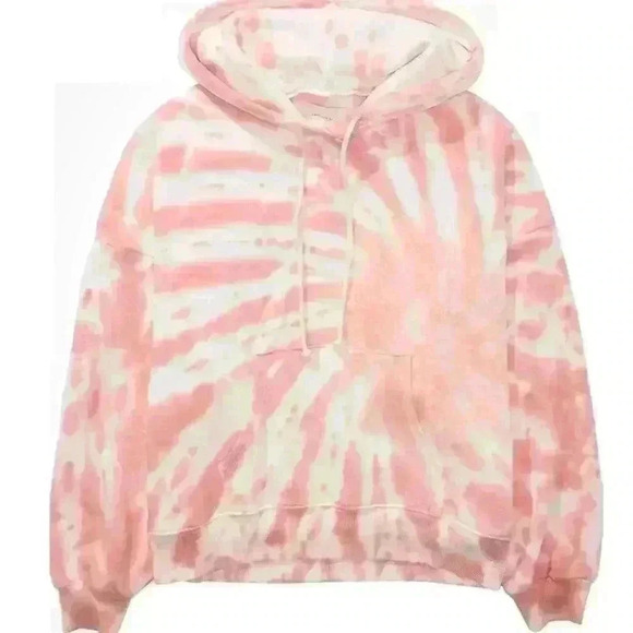 American eagle 1566 Ki Classic Hi Low Hoodie Multicolor Pink Size XS oversized - Picture 2 of 11